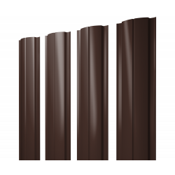 Штакетник Полукруглый Slim 0.45 PE RAL 8017